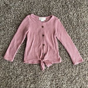 💜💜💜Glitter Girl Pink Long Sleeve Top